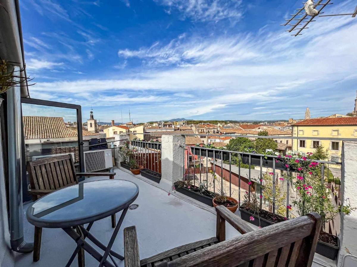 ז'ירונה Romantic Duplex With Terrace And Great Views מראה חיצוני תמונה